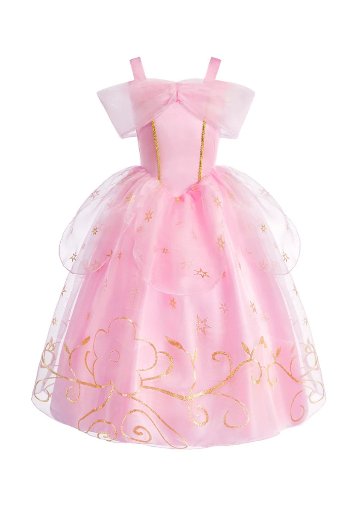 Robe Princesse Rose Pastel Fille