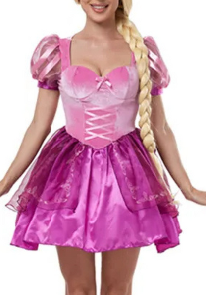 Robe Princesse Courte Violette Femme