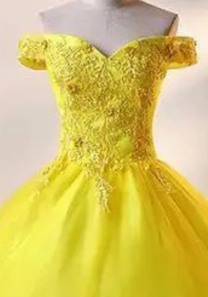 Robe Princesse Jaune Femme