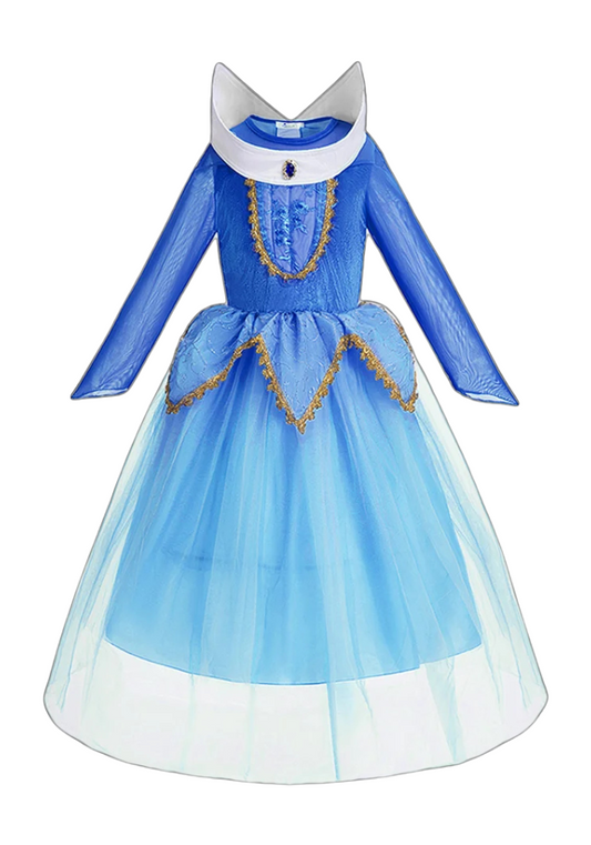Robe Princesse Bleu Ciel Fille