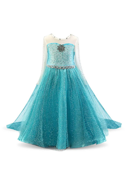 Robe Princesse Turquoise Fille