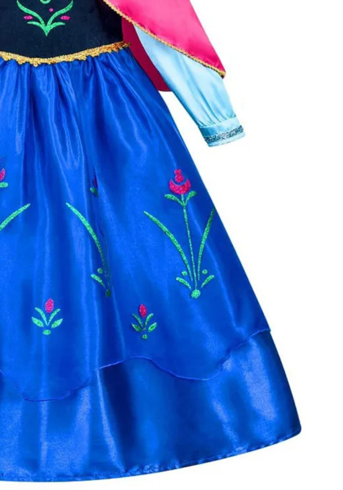 Robe Princesse Bleu Royal Fille pas cher