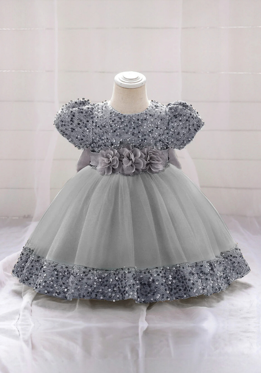 Robe Princesse Grise Bébé