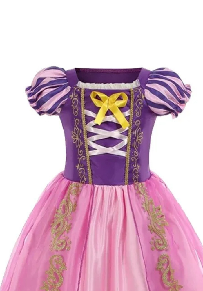 Robe Princesse Violette et Rose Fille 