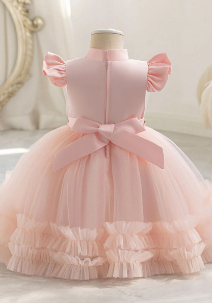 Robe Princesse Soirée Rose Bébé