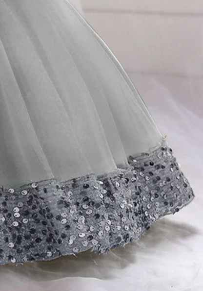 Robe Princesse Grise Bébé pas cher