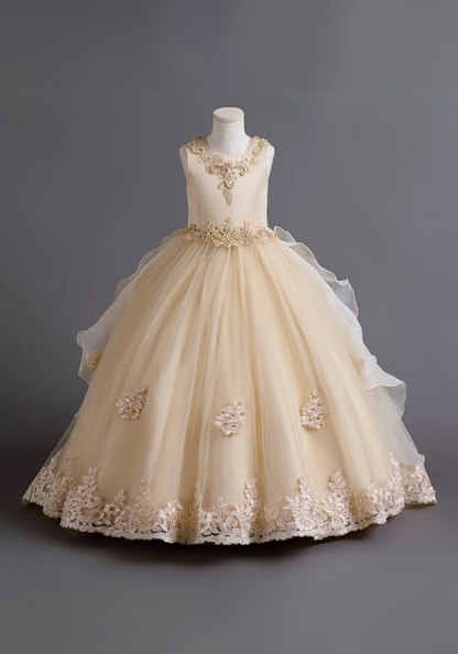 Robe Princesse Broderie Fille