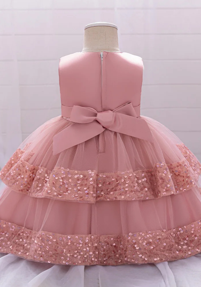 Robe Princesse Tulle Rose Bébé