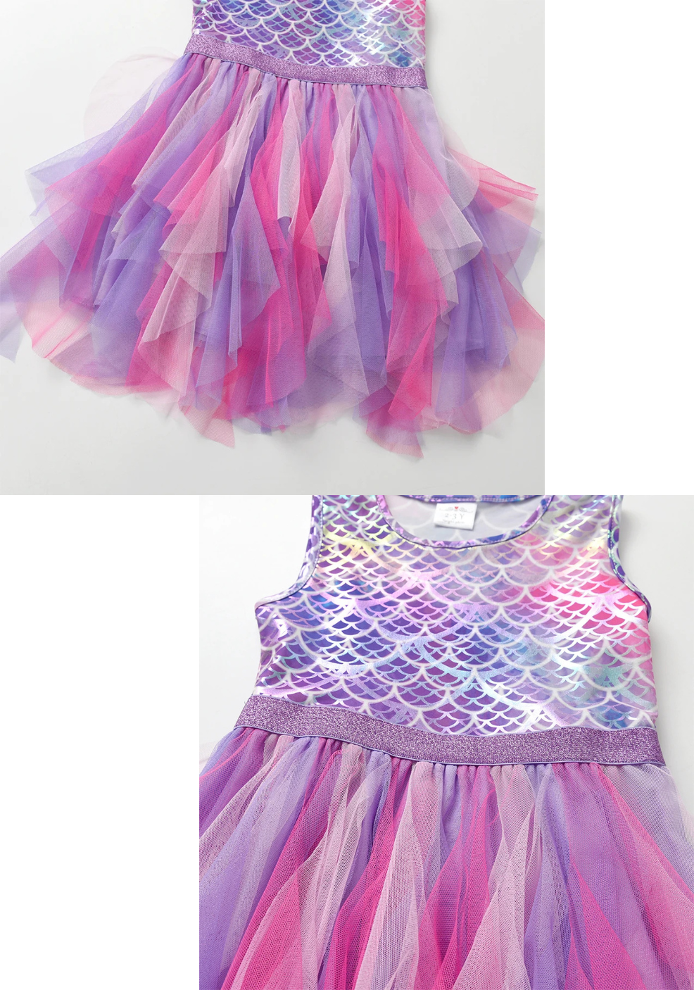 Robe Sirène Rose tulle