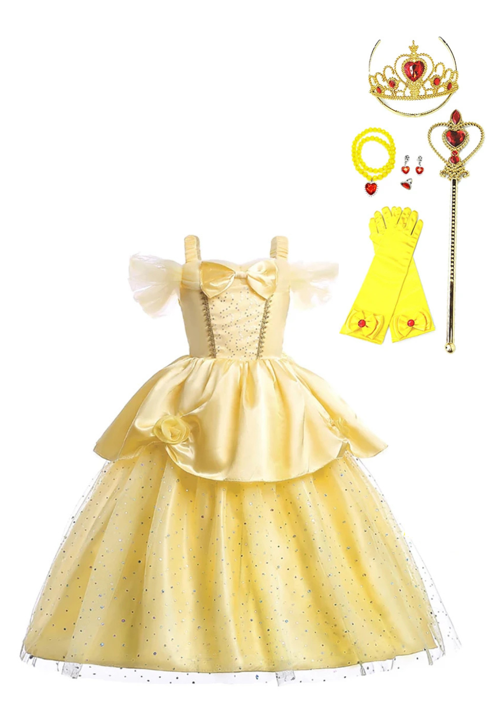 Robe Princesse Jaune