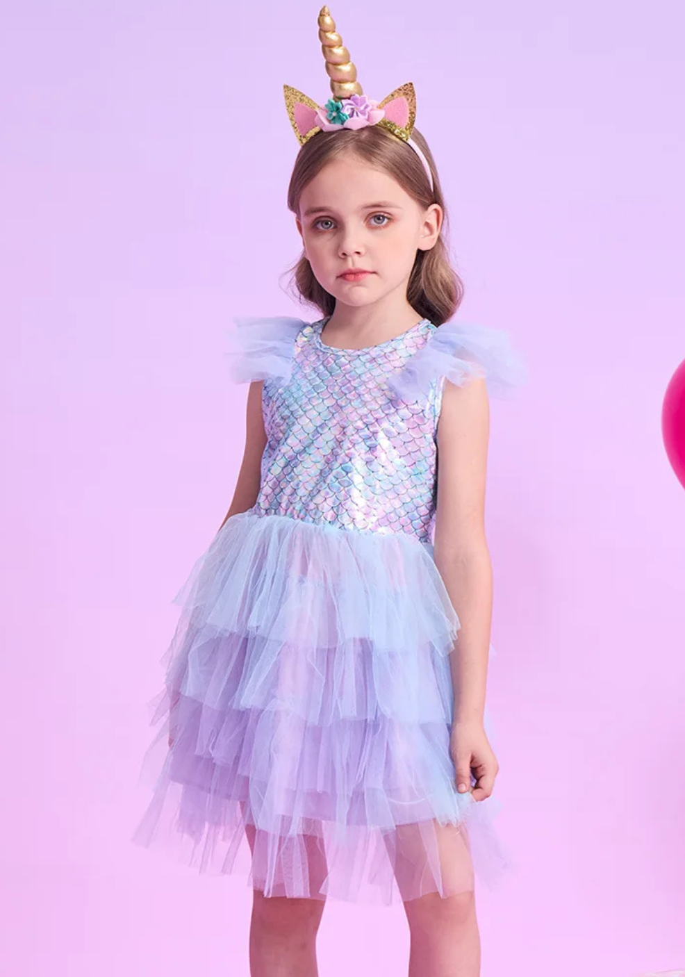 Robe Princesse Écailles fille