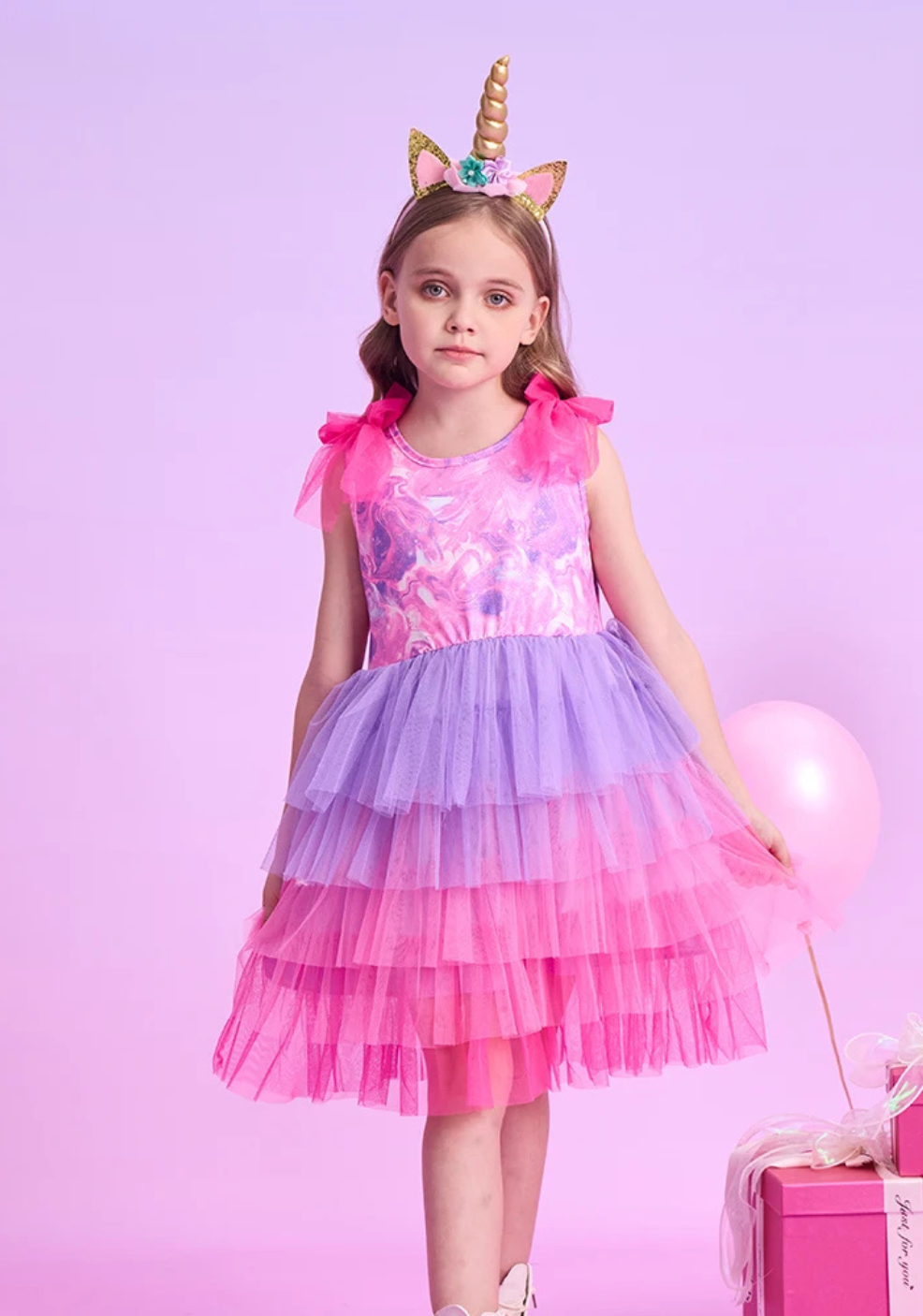 Robe Princesse Fille sans Manches
