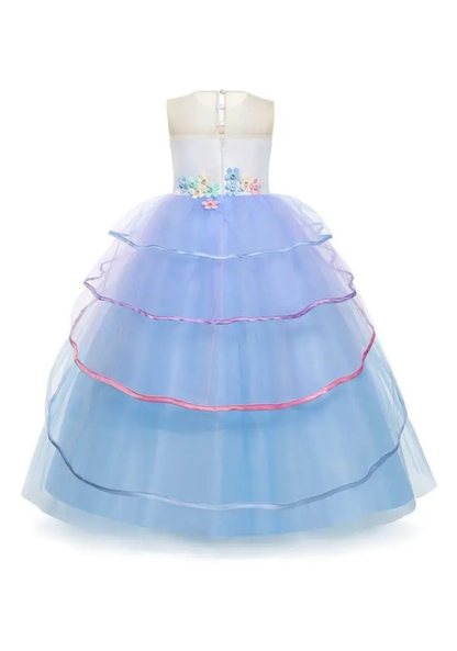 Robe Princesse Tulle Bleue