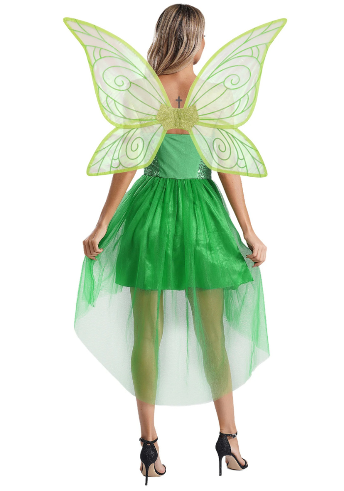 Robe Princesse Fée Verte Femme