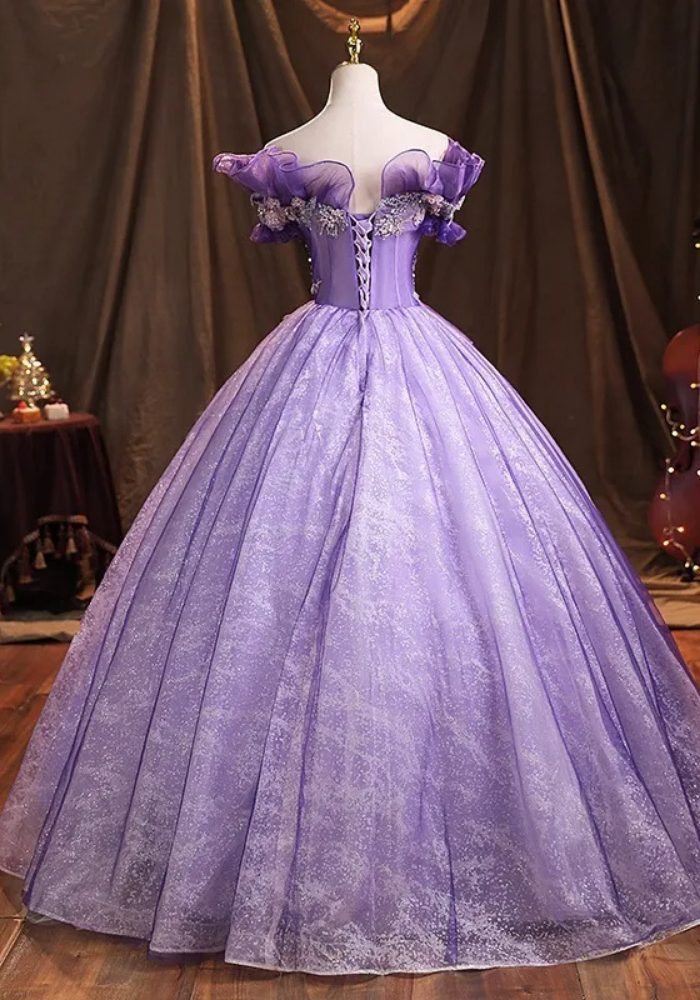 Robe Princesse Lilas Femme pas cher