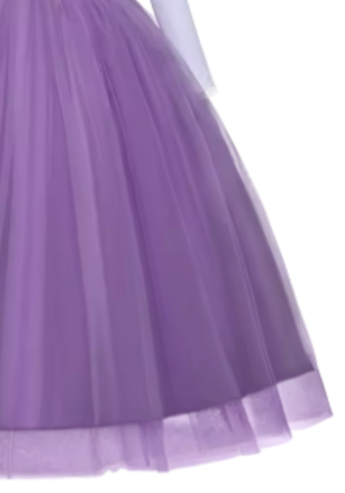 Robe Princesse Mauve Fille pas cher