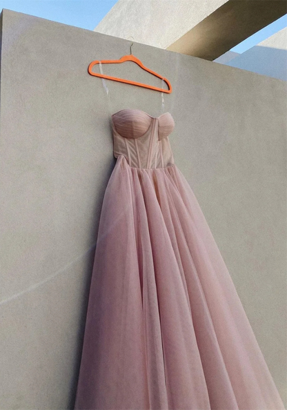 Robe Princesse Bustier Rose Femme pas cher