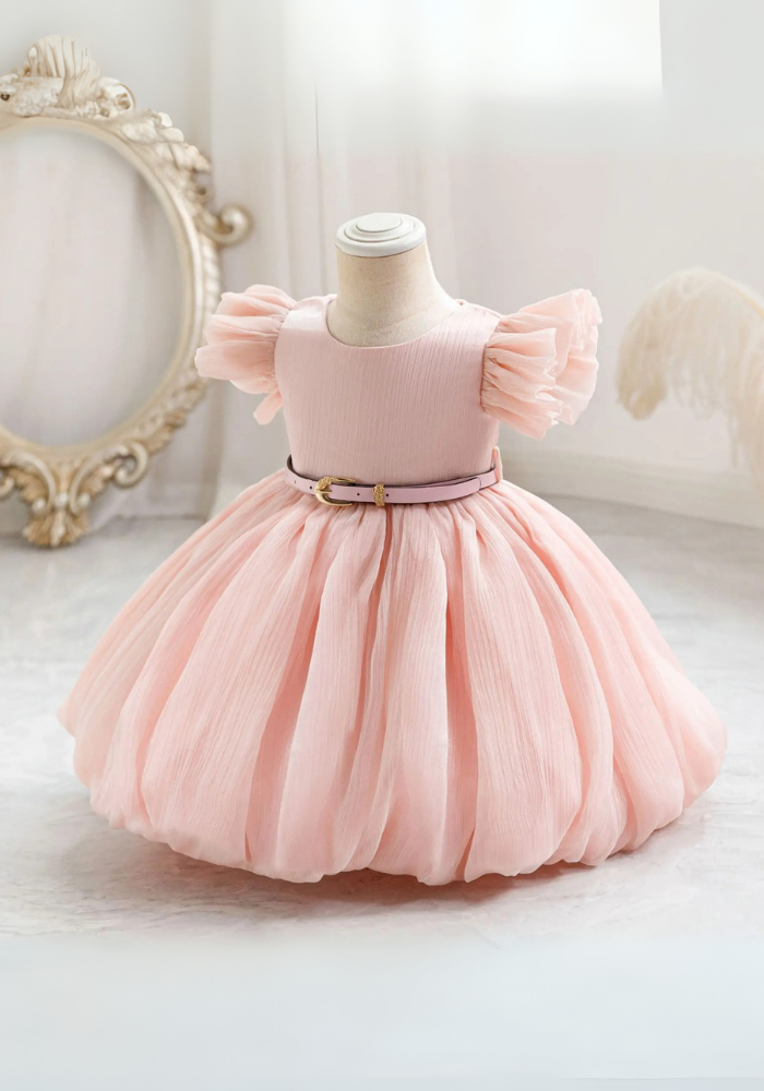 Robe Princesse Simple Rose Bébé