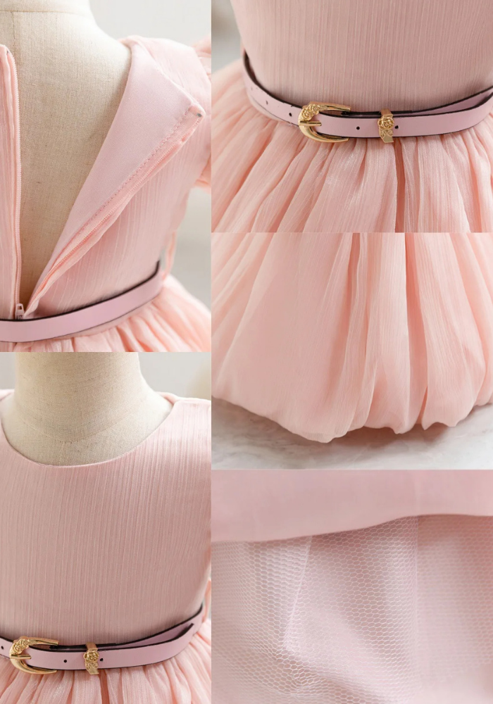 Robe Princesse Simple Rose Bébé pas cher