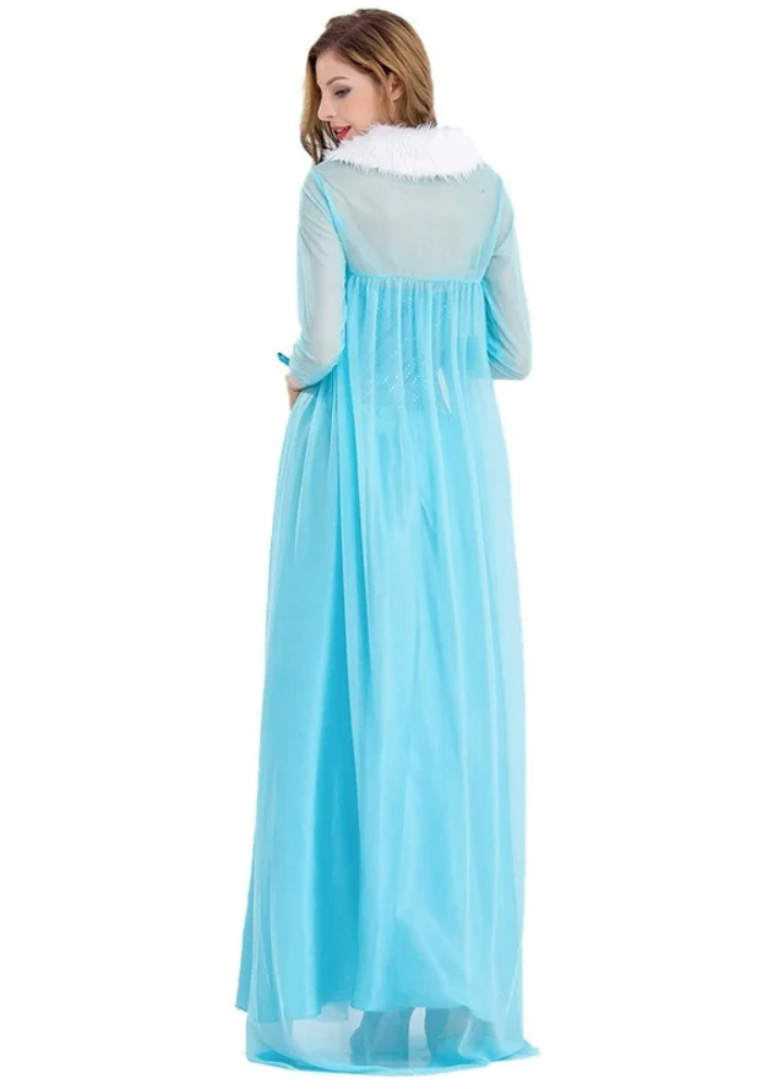 Robe Princesse Bleue Givrée Femme