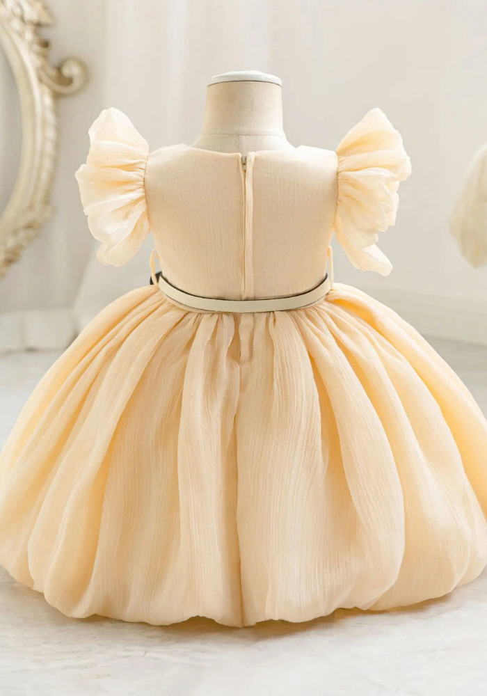 Robe Princesse Simple Jaune Bébé