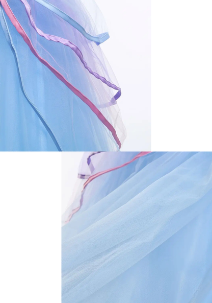 Robe Princesse Tulle Bleue enfant