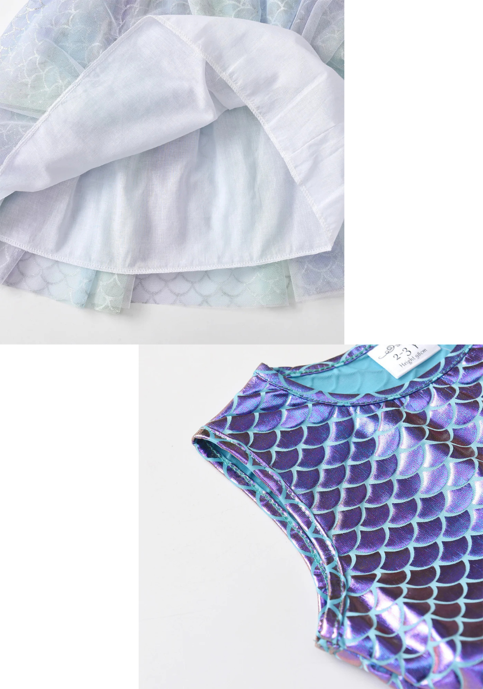 Robe Princesse Sirène simple