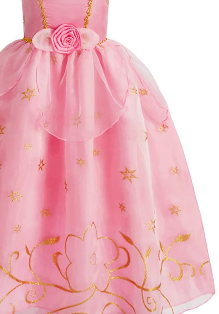 Robe Princesse Rose Clair Fille pas cher