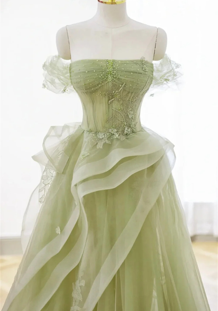 Robe Princesse Verte Femme pas cher