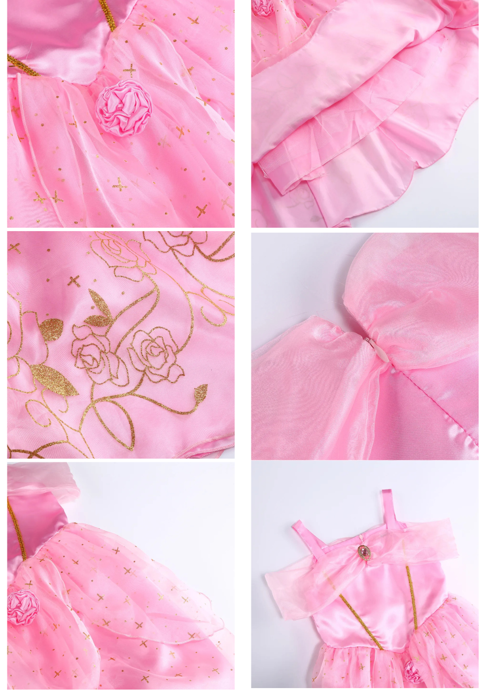 Robe Rose Princesse Anniversaire