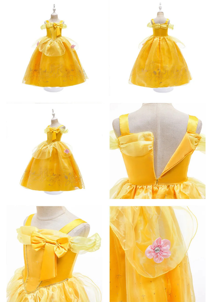 Robe Princesse Tulle Jaune enfant