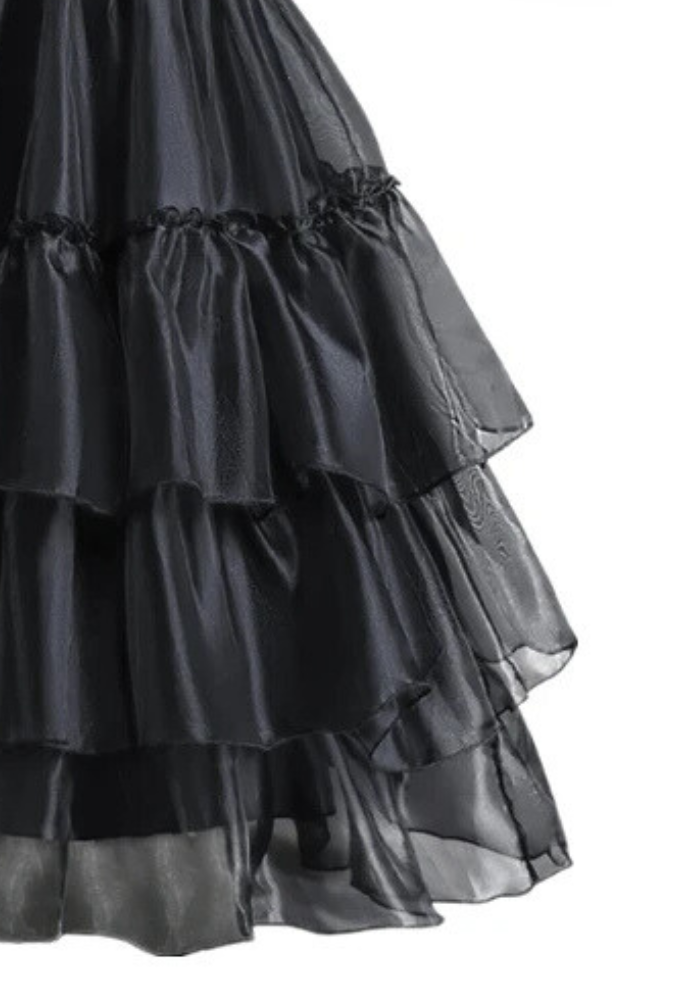 Robe Princesse Noire Fille pas cher