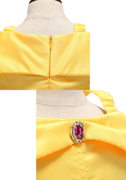 Robe de Bal Princesse Jaune enfant