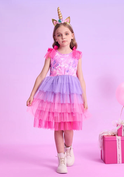 Robe Princesse Fille sans Manches simple