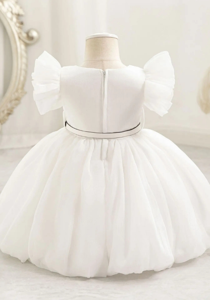 Robe Princesse Simple Blanche Bébé