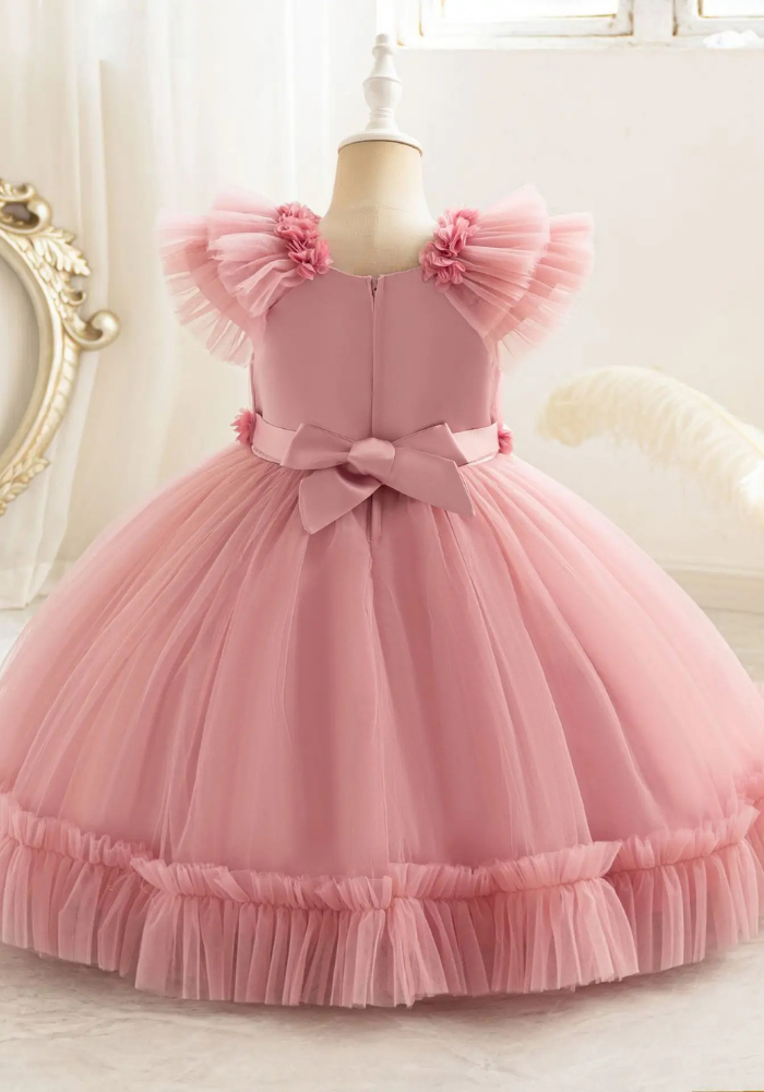 Robe Princesse Soirée Rose Fille