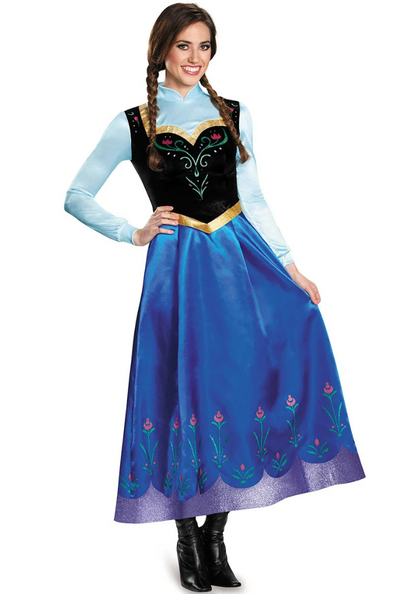 Robe Princesse Bleu Femme pas cher