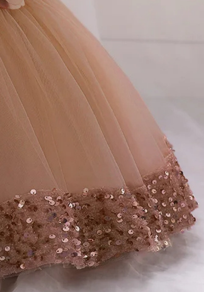 Robe Princesse Taupe Bébé pas cher