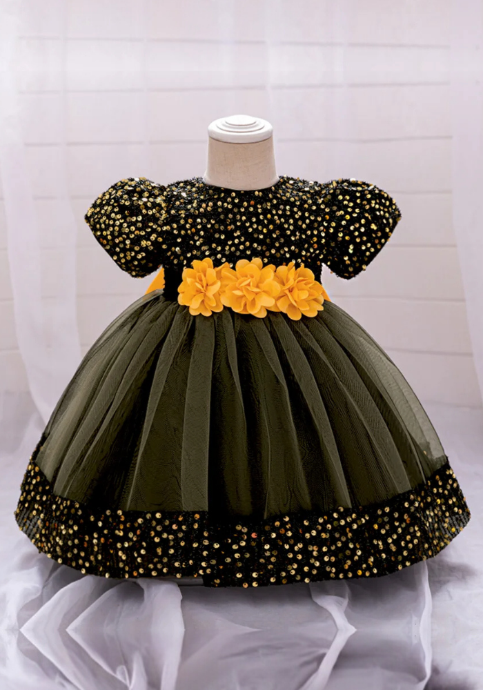 Robe Princesse Noire Bébé