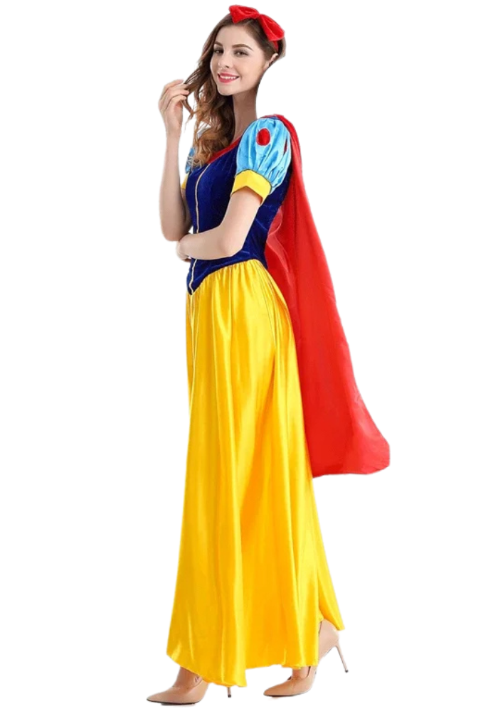 Robe Princesse Jaune et Bleue Femme pas cher