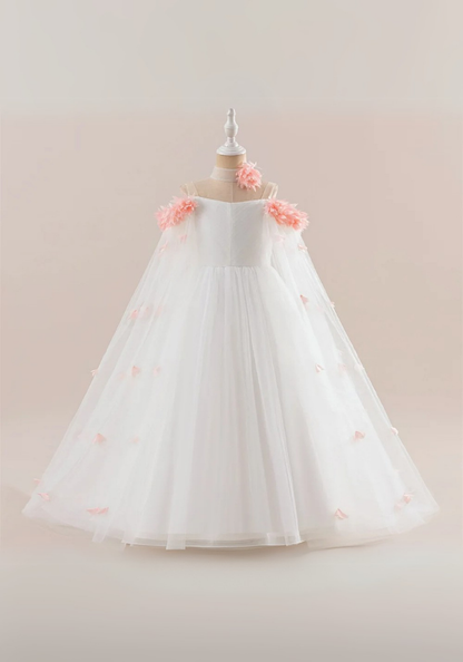 Robe Princesse Longue Blanche Fille
