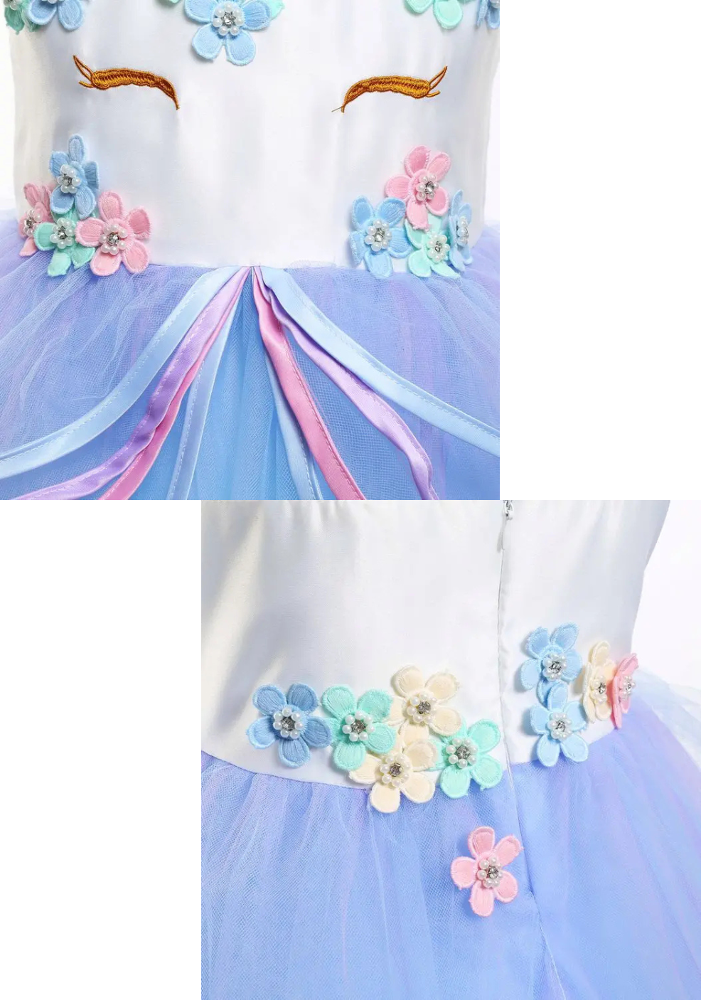 Robe Princesse Tulle Bleue fille