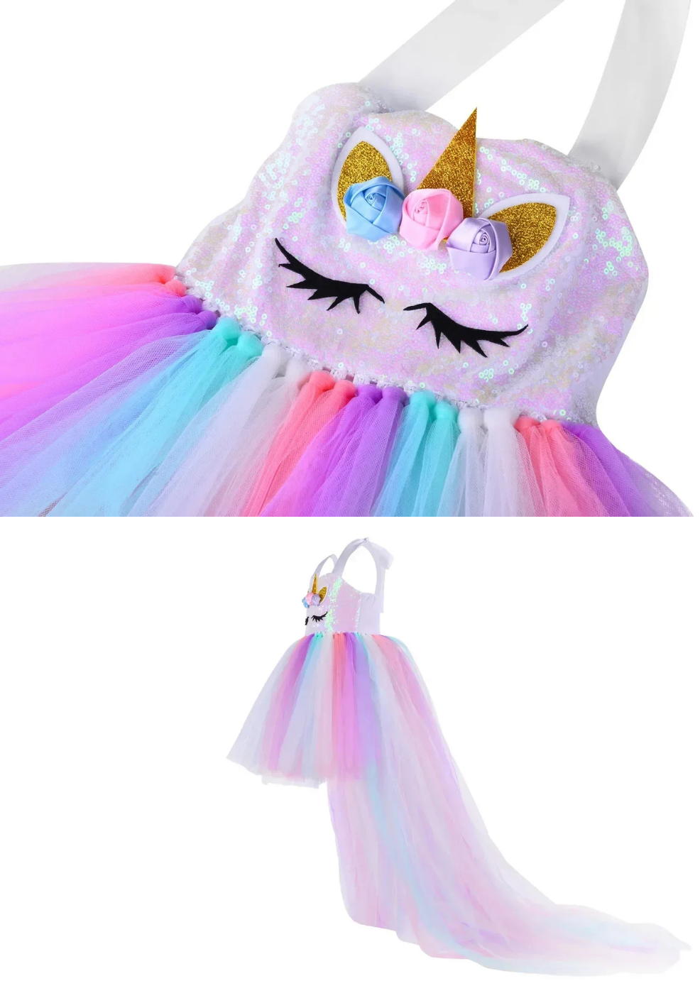 Robe Princesse avec Traine bebe