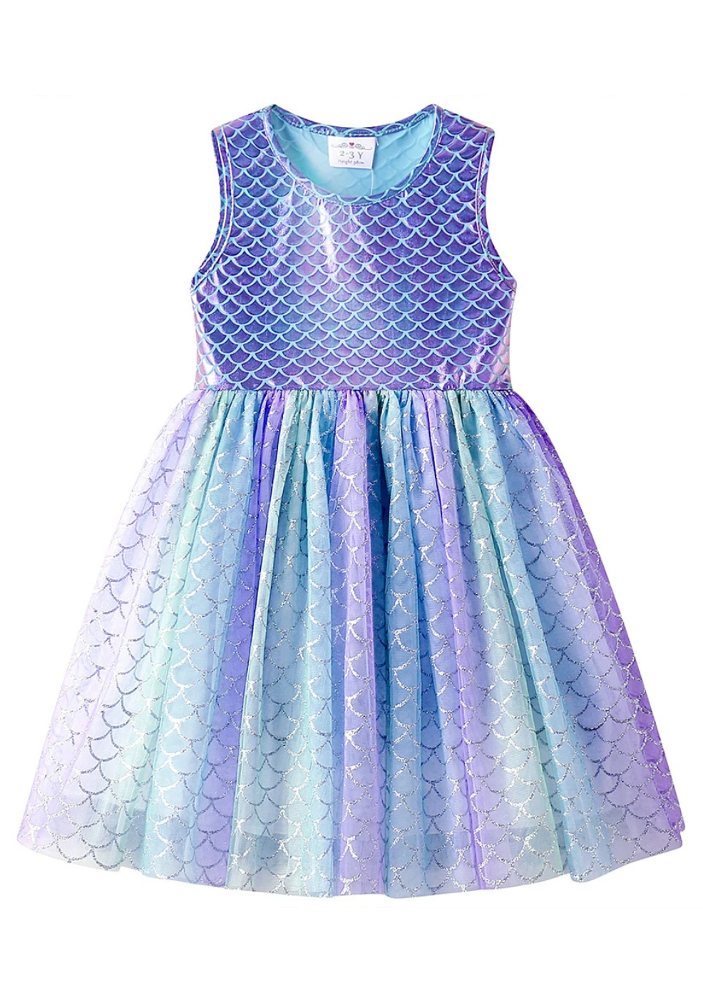 Robe Princesse Sirène violette