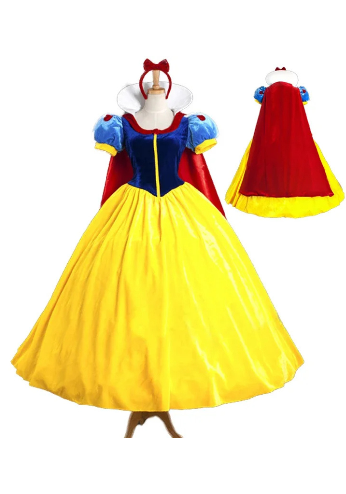 Robe Princesse Jaune et Bleue Femme pas cher