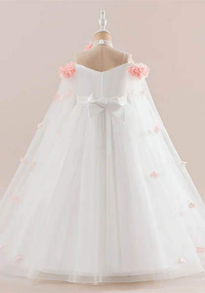 Robe Princesse Longue Blanche Fille