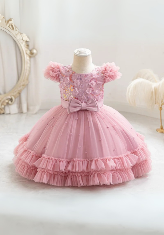 Robe Princesse Broderie Bébé