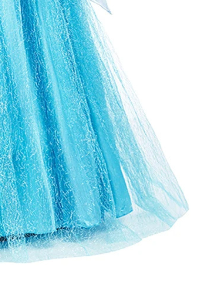 Robe Princesse Bleu Givré Fille pas cher