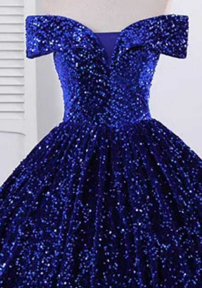 Robe Princesse Bleu Royal Femme