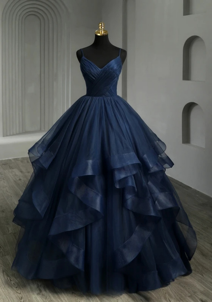 Robe Princesse Bleu Marine Femme